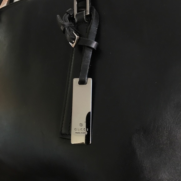 GUCCI vintage black leather bag - Picture 2 of 16